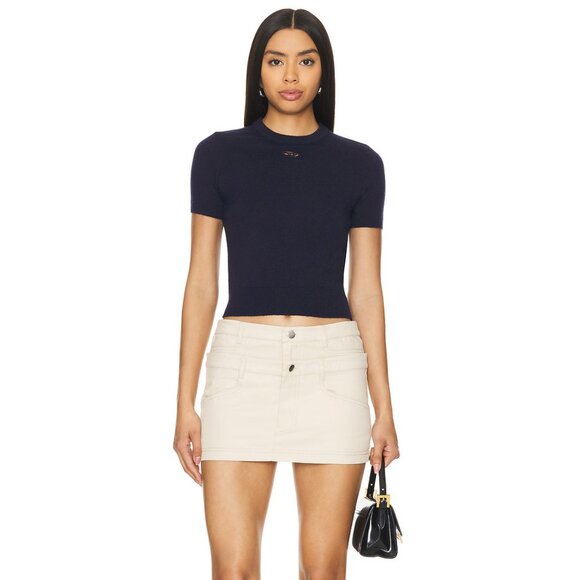NWT 100% Cotton Tan Mini Skirt, Size: XXS